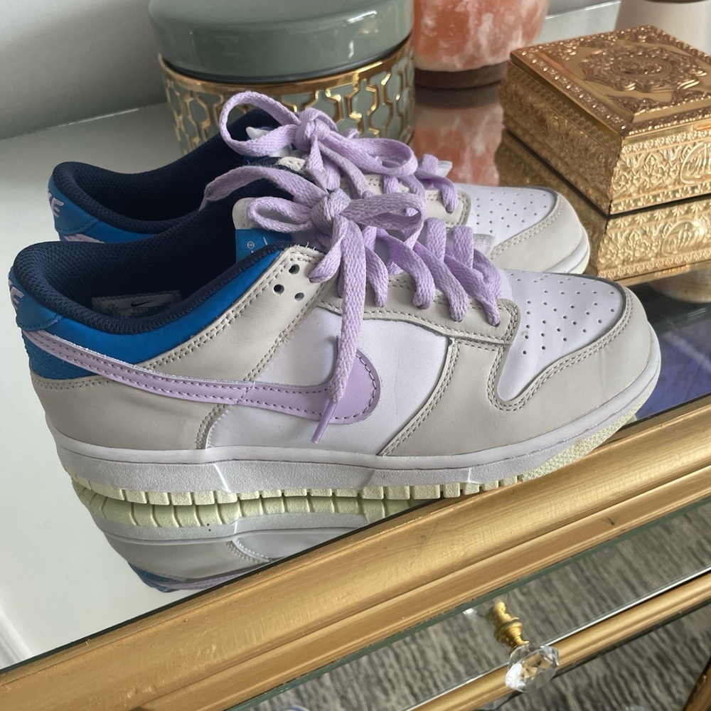 Purple & Beige Dunks